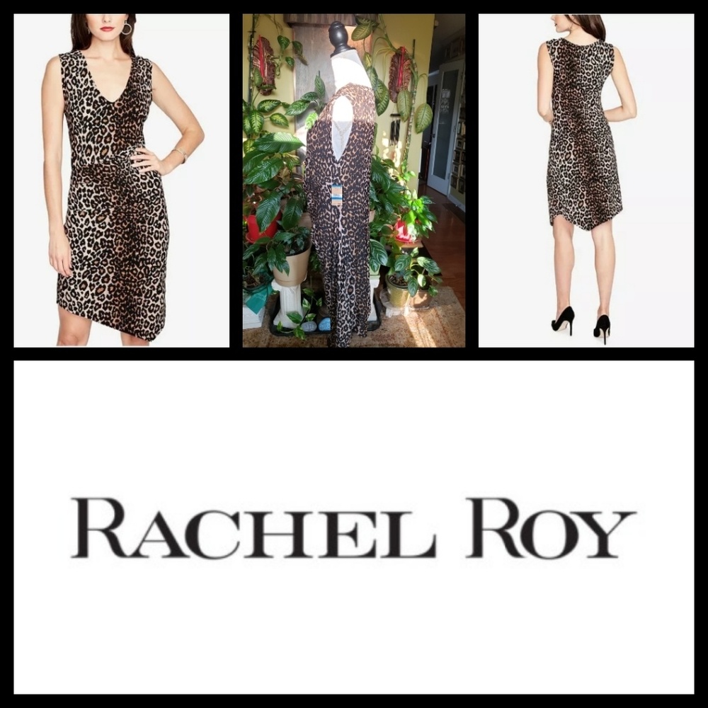 NWT Rachel Roy Animal Print XL Dress